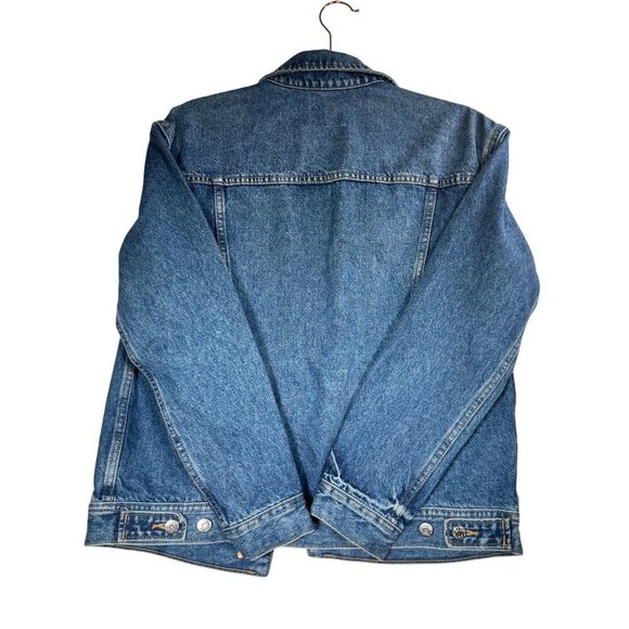 Old Navy Boyfriend Fit Denim Jean Jacket XS Medium Wash Classic Style - Picture 6 of 6